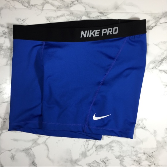 Nike Pants - Nike Pro Blue Compression Shorts XL